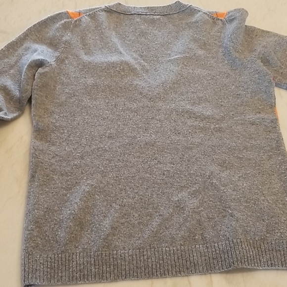 Jcrew Vneck argyle sweater size M - Picture 6 of 7